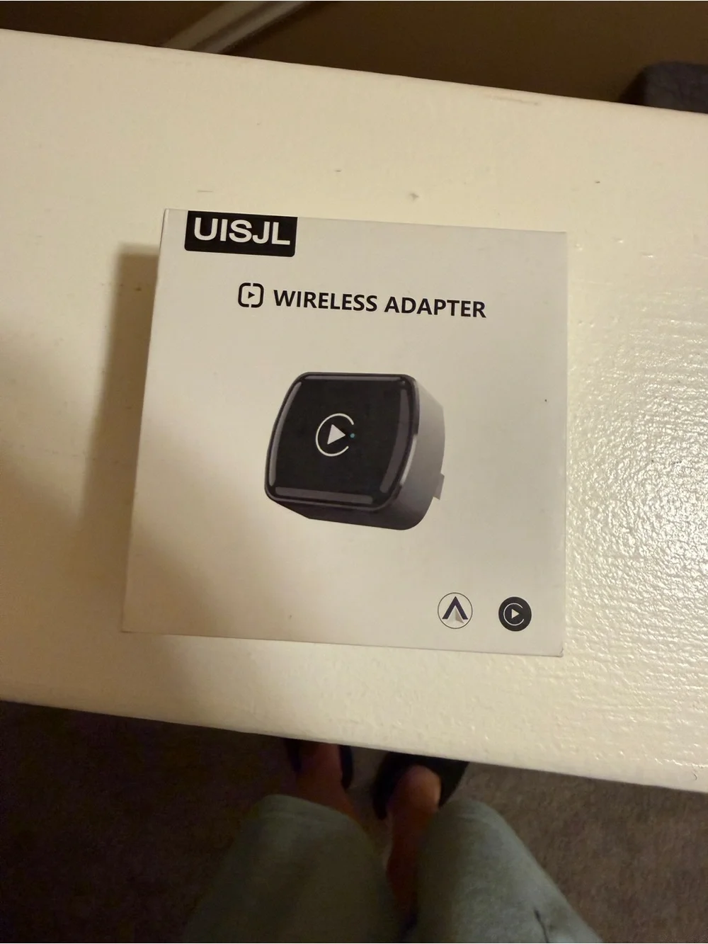 Black Wireless Adapter - Portable Bluetooth Receiver